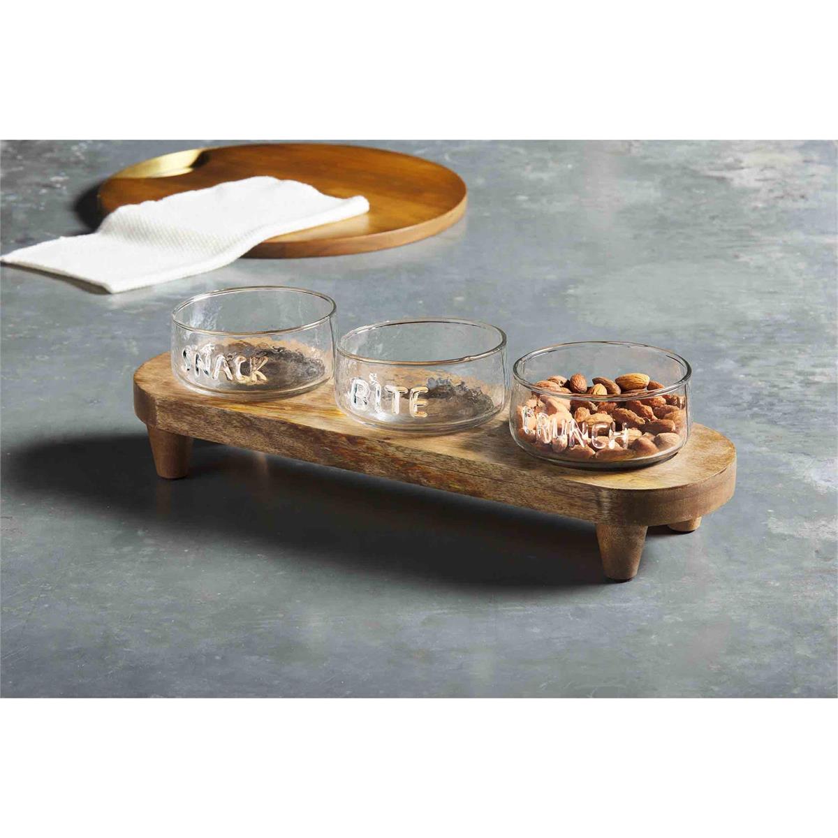 Snack Bowl & Stand Set