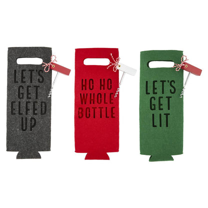 Christmas Wine Bag Sets