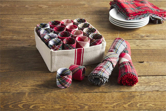 Tartan & Check Napkin Rings