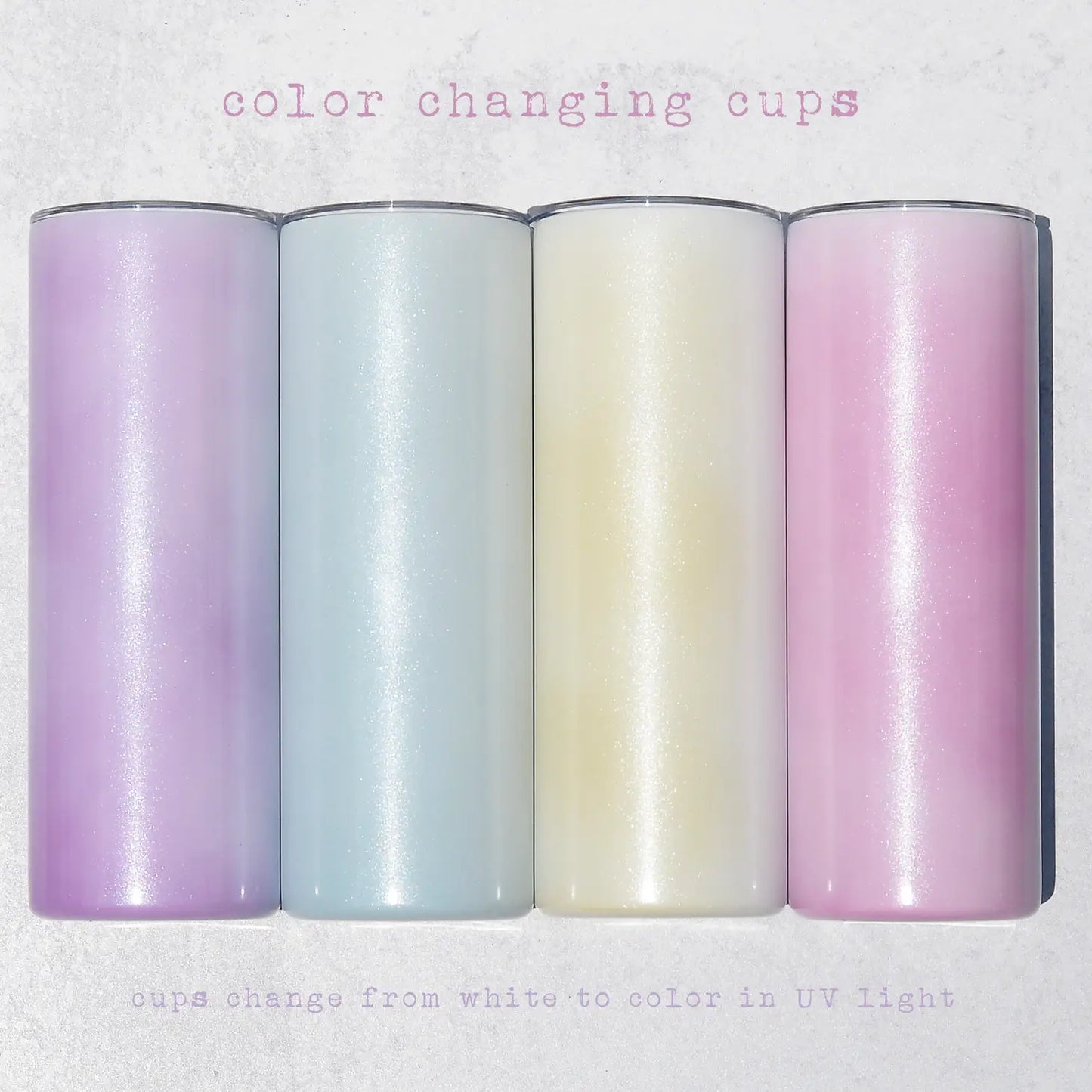 Color Changing Tall Tumbler