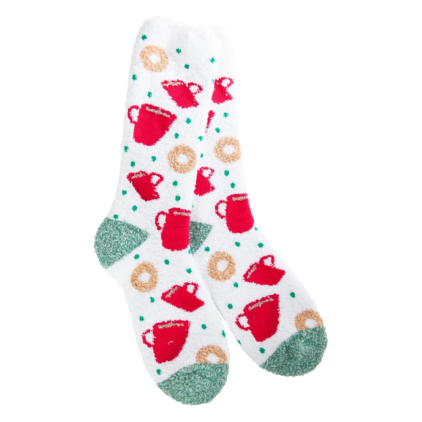 Coffee & Donuts Cozy Socks