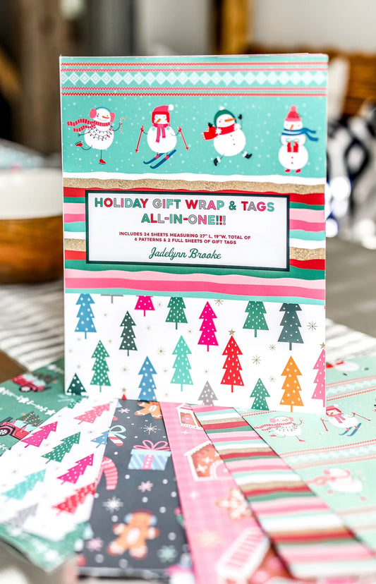 Holiday Gift Wrap & Tags Book