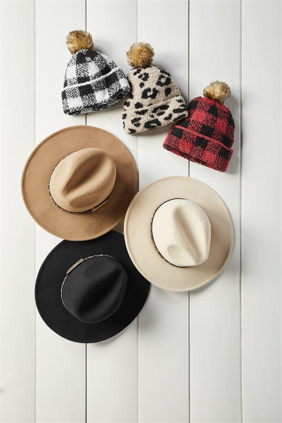 Leopard Band Fedora