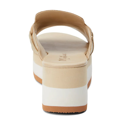 Jada Platform Wedge | Gold Frost