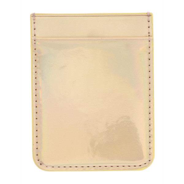 Gold Iridescent Phone Wallet