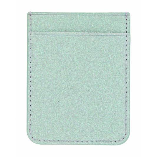 Mint Glitter Phone Wallet