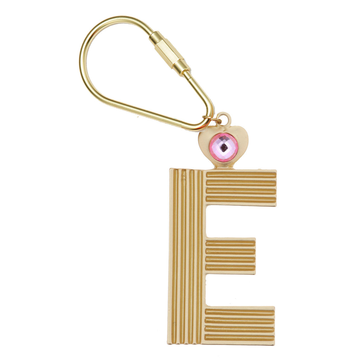 Gold Initial Keychain