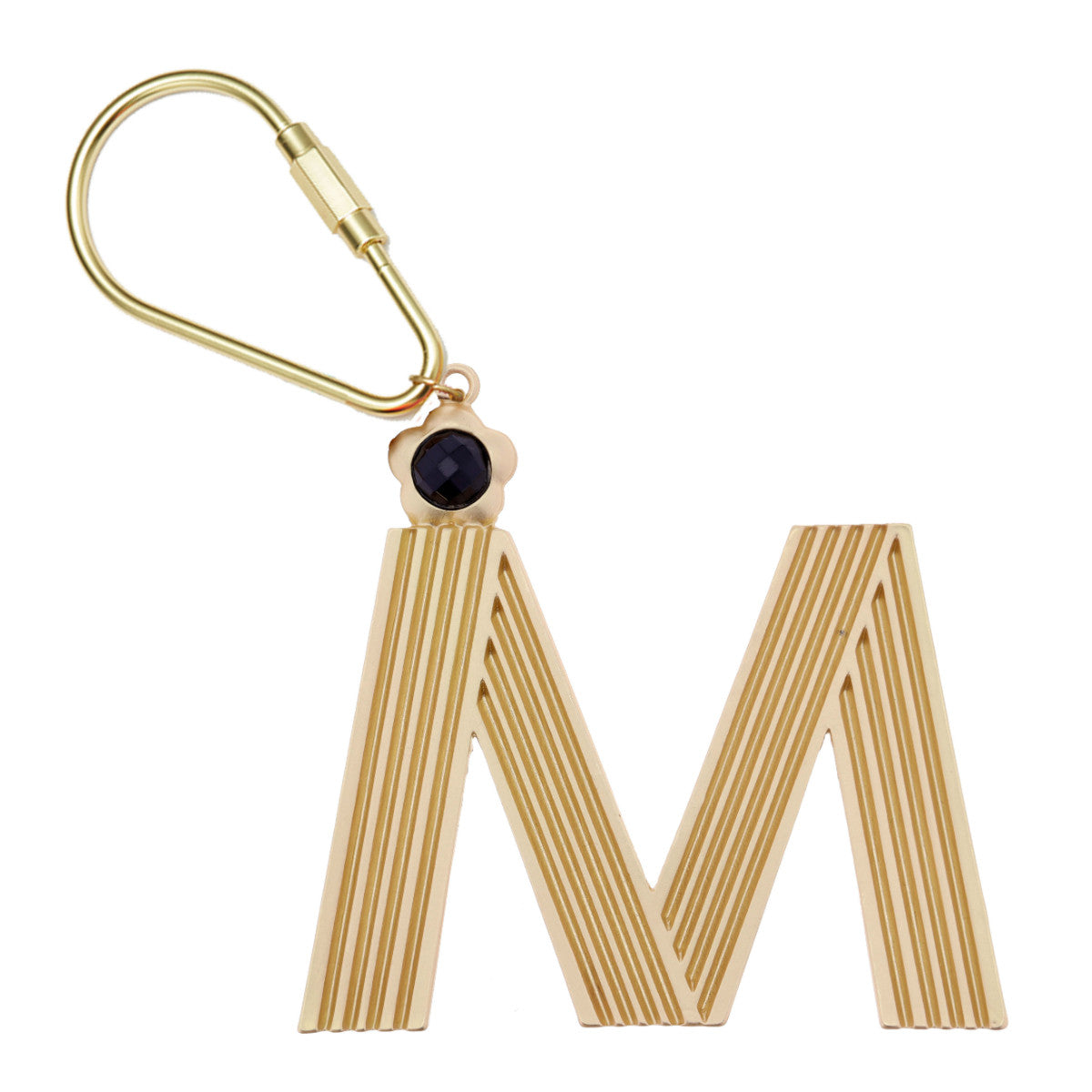 Gold Initial Keychain