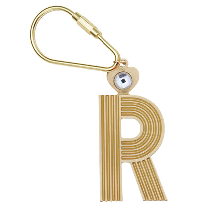 Gold Initial Keychain