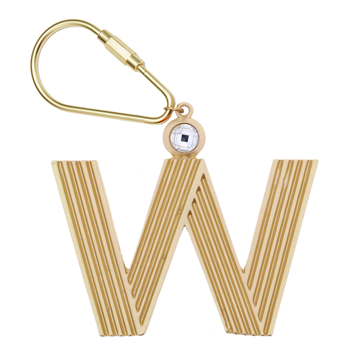 Gold Initial Keychain