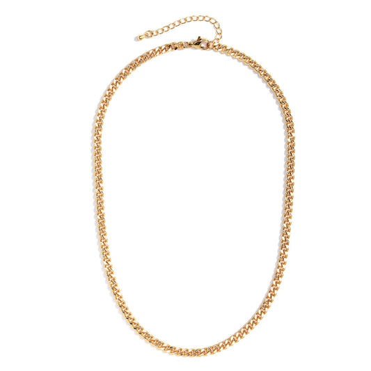 Flat Cable Chain Necklace