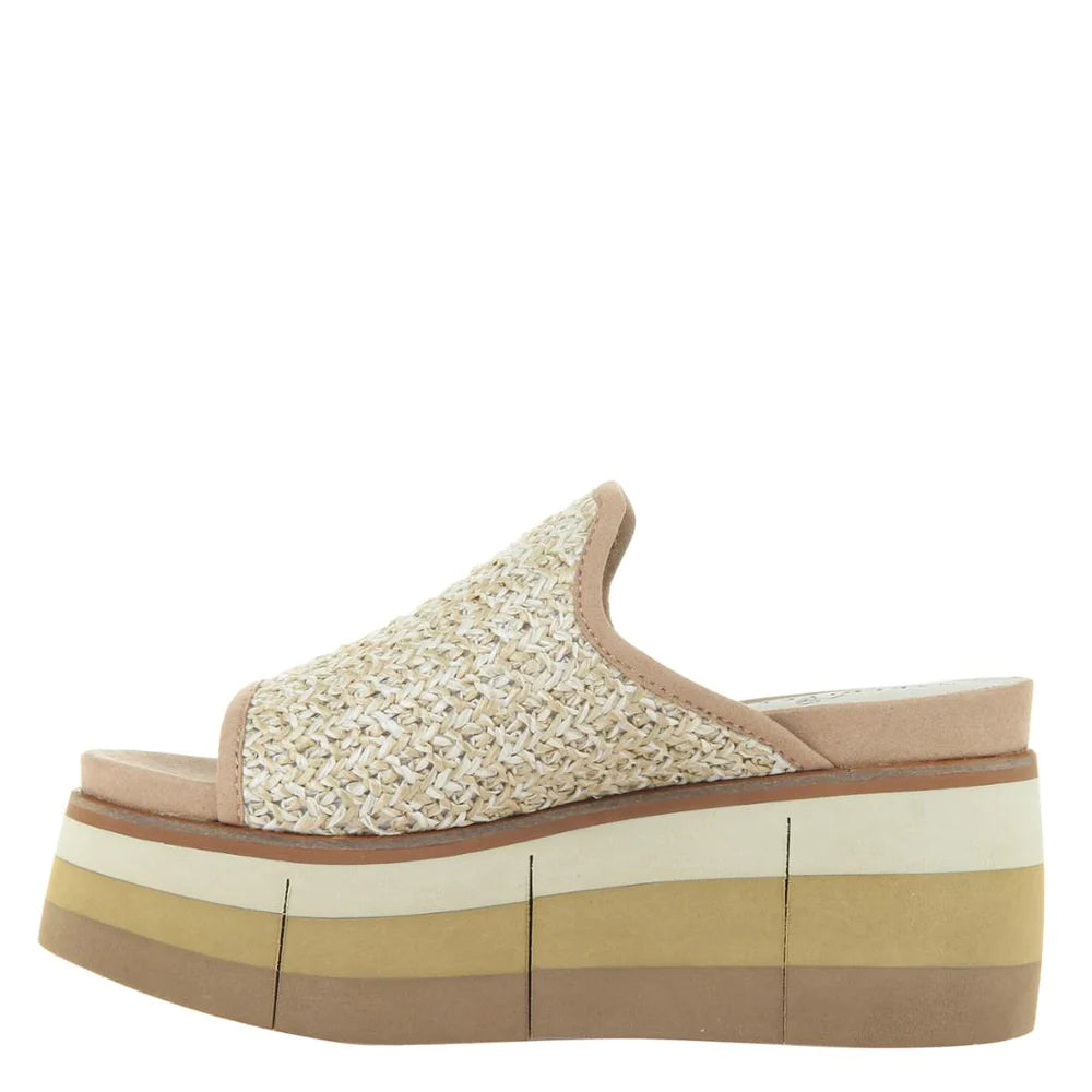 Flocci Wedge Sandal | Beige