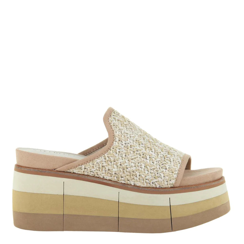 Flocci Wedge Sandal | Beige