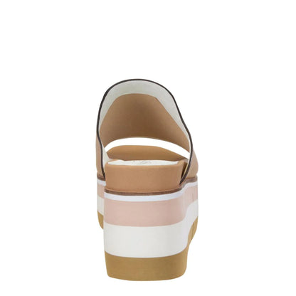 Flow Wedge Sandal | Ecru