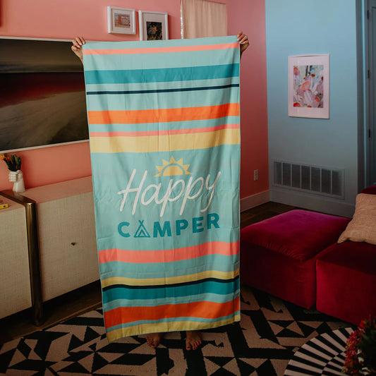 Happy Camper | Quick Dry Towel