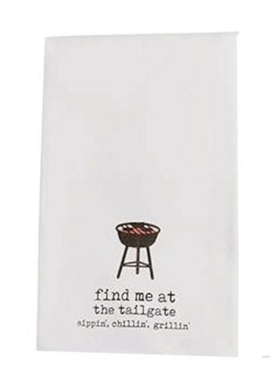 Grill Tailgate Tea Towel