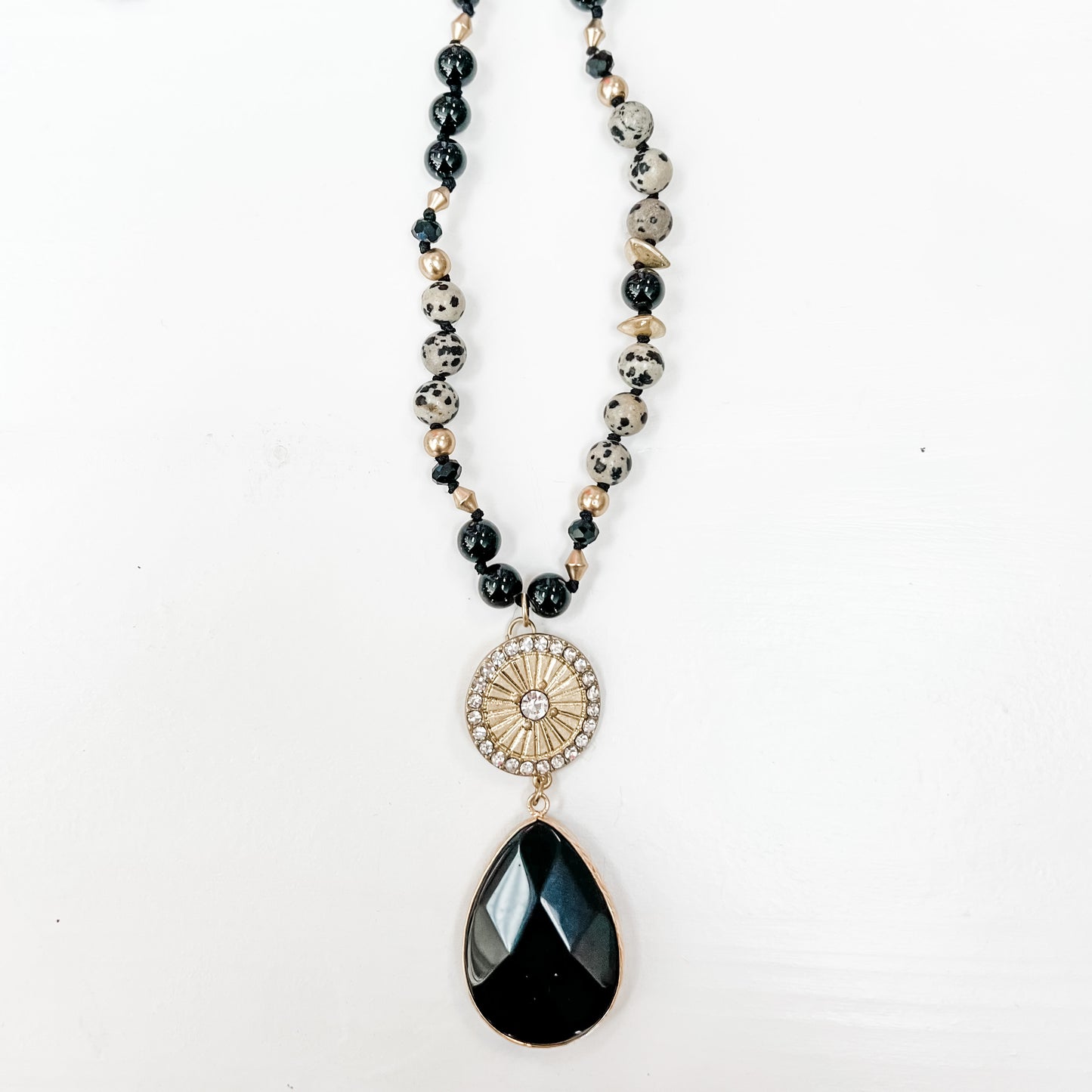 Black Stone Necklace