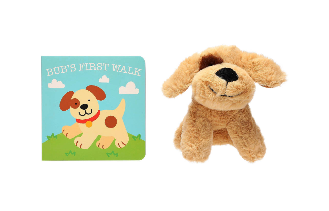 Board Book + Dog Stuffed Animal Set