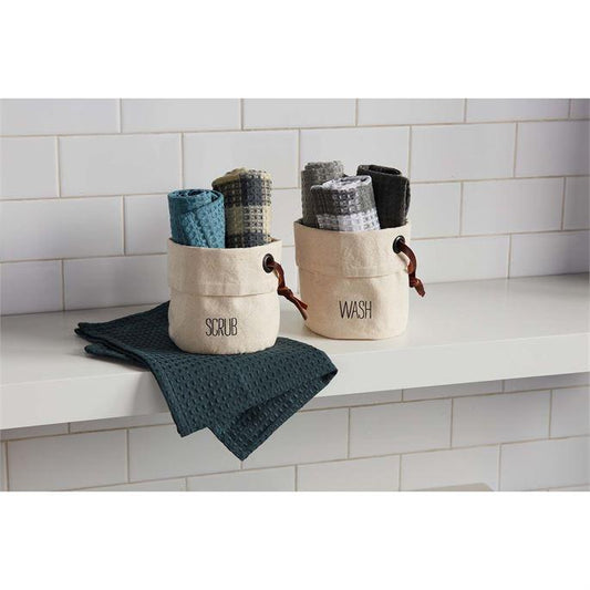 Dish Towel Basket Set