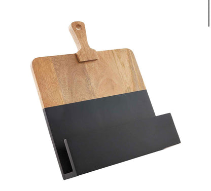 Black Two Tone Cookbook Holder