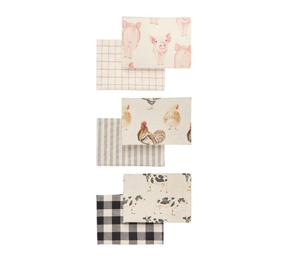 Farm Animal Towel Set