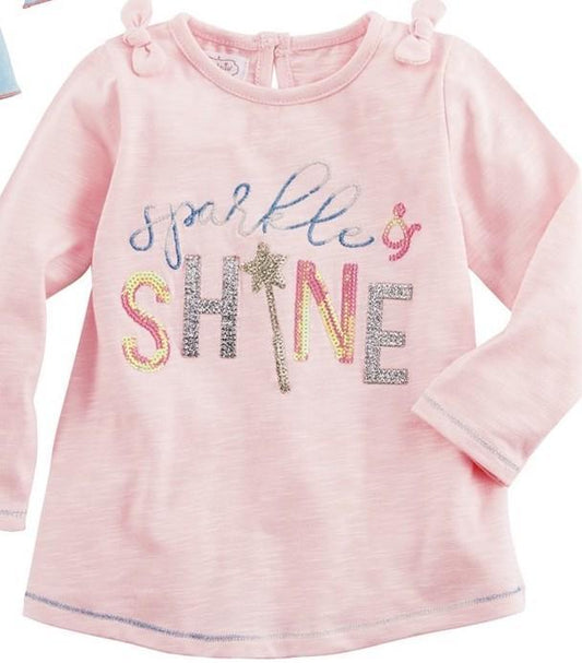 Pink Sparkle Tunic 12-18 Mnths