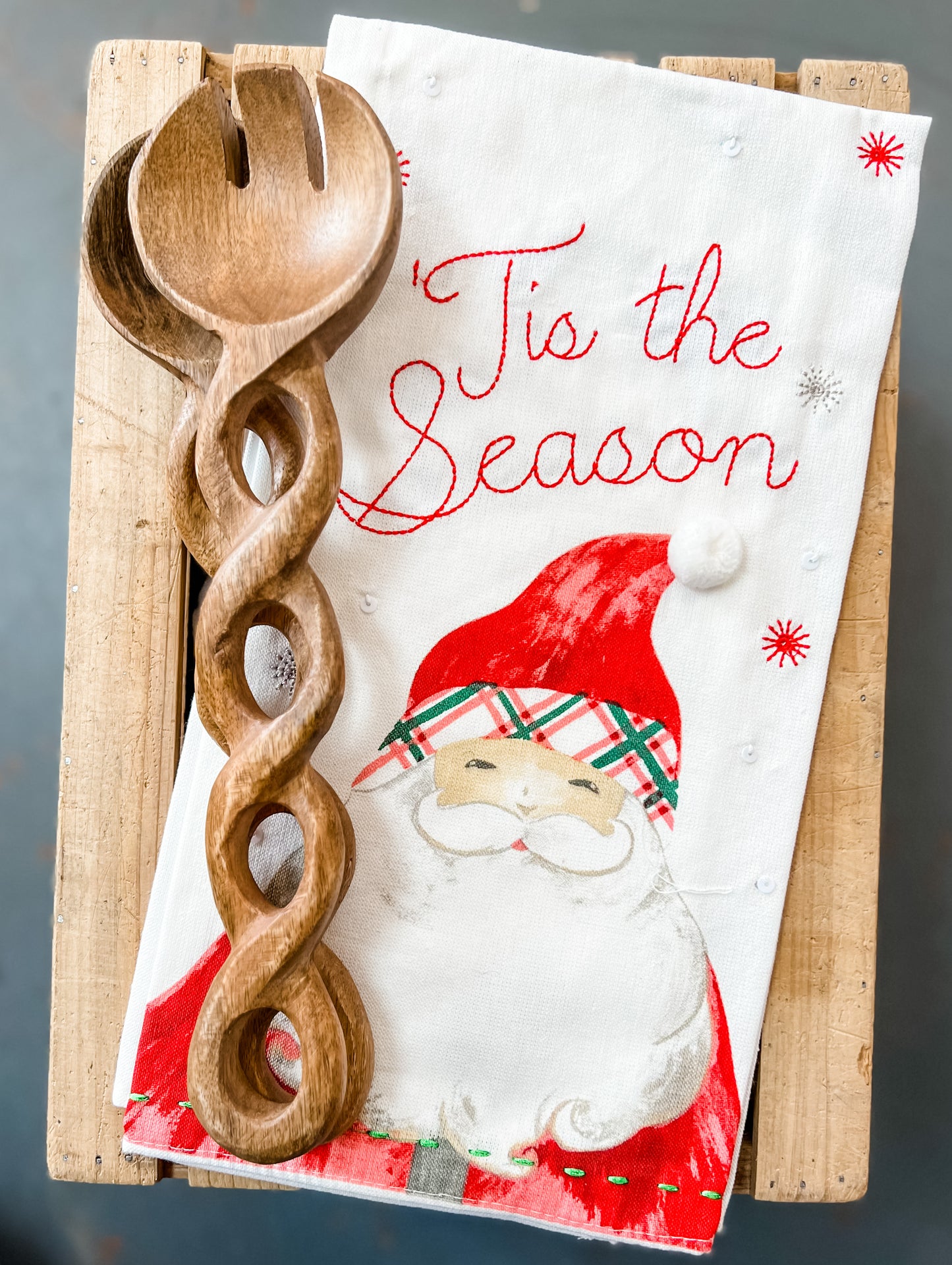 Christmas Towel + Utensil Set