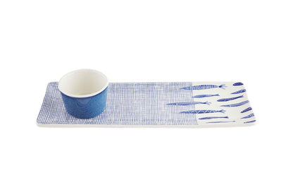 Blue Fish Appetizer Set