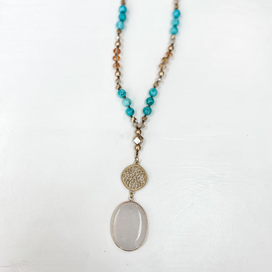 Turquoise Stone Necklace