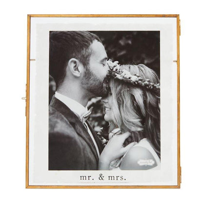 Large Mr. & Mrs Glass Frame