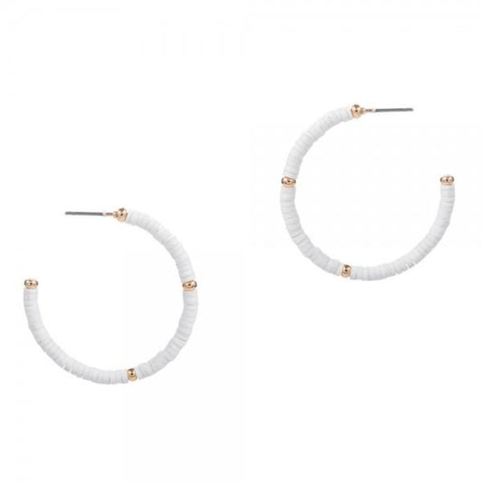 Dani White Earrings