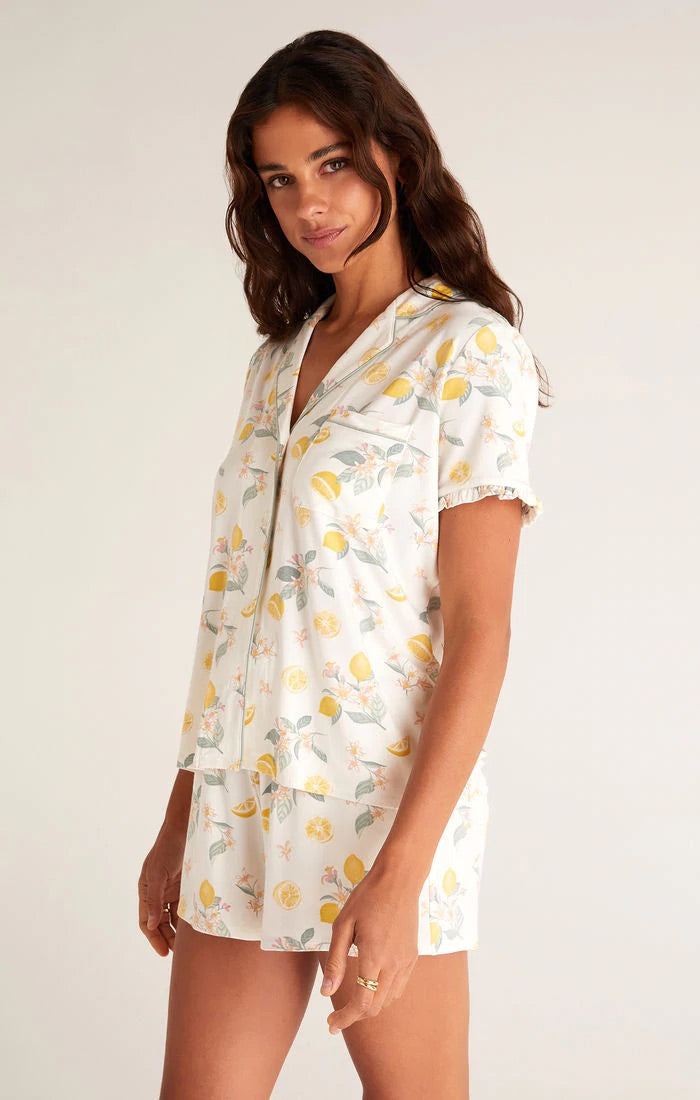 Summer Lemon PJ Set