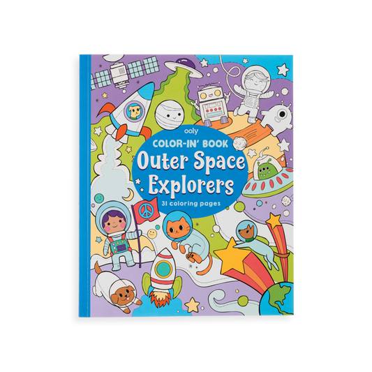 Color-in’ Book - Outer Space Explorers