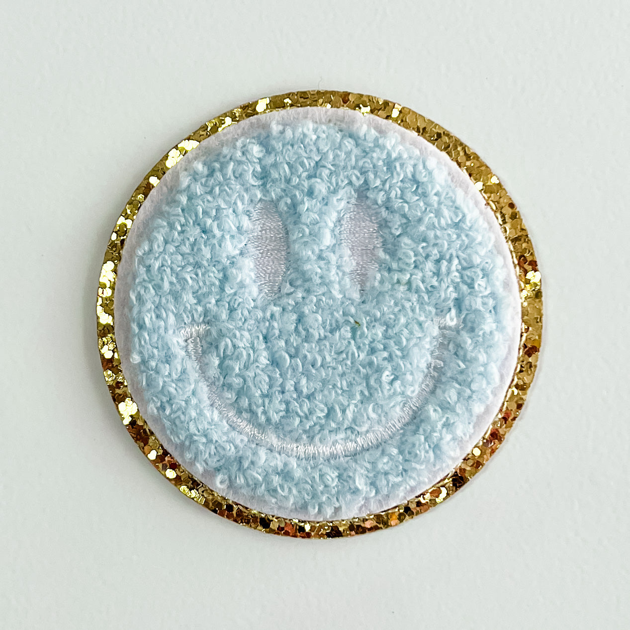 Smiley Embroidered Patch