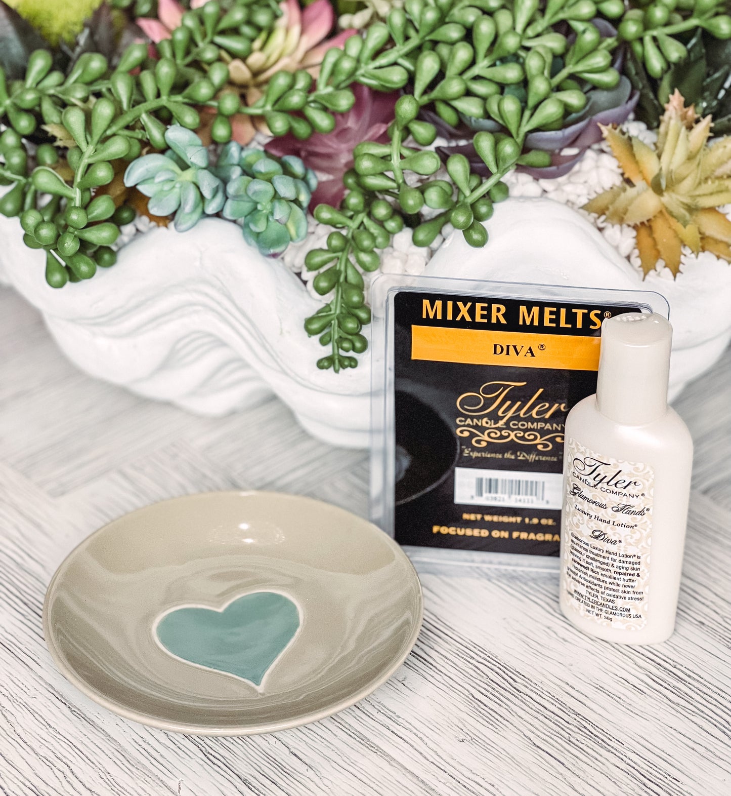 Heart Trinket Tray + Diva Gift Set