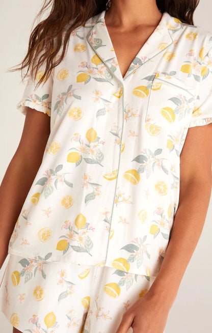 Summer Lemon PJ Set