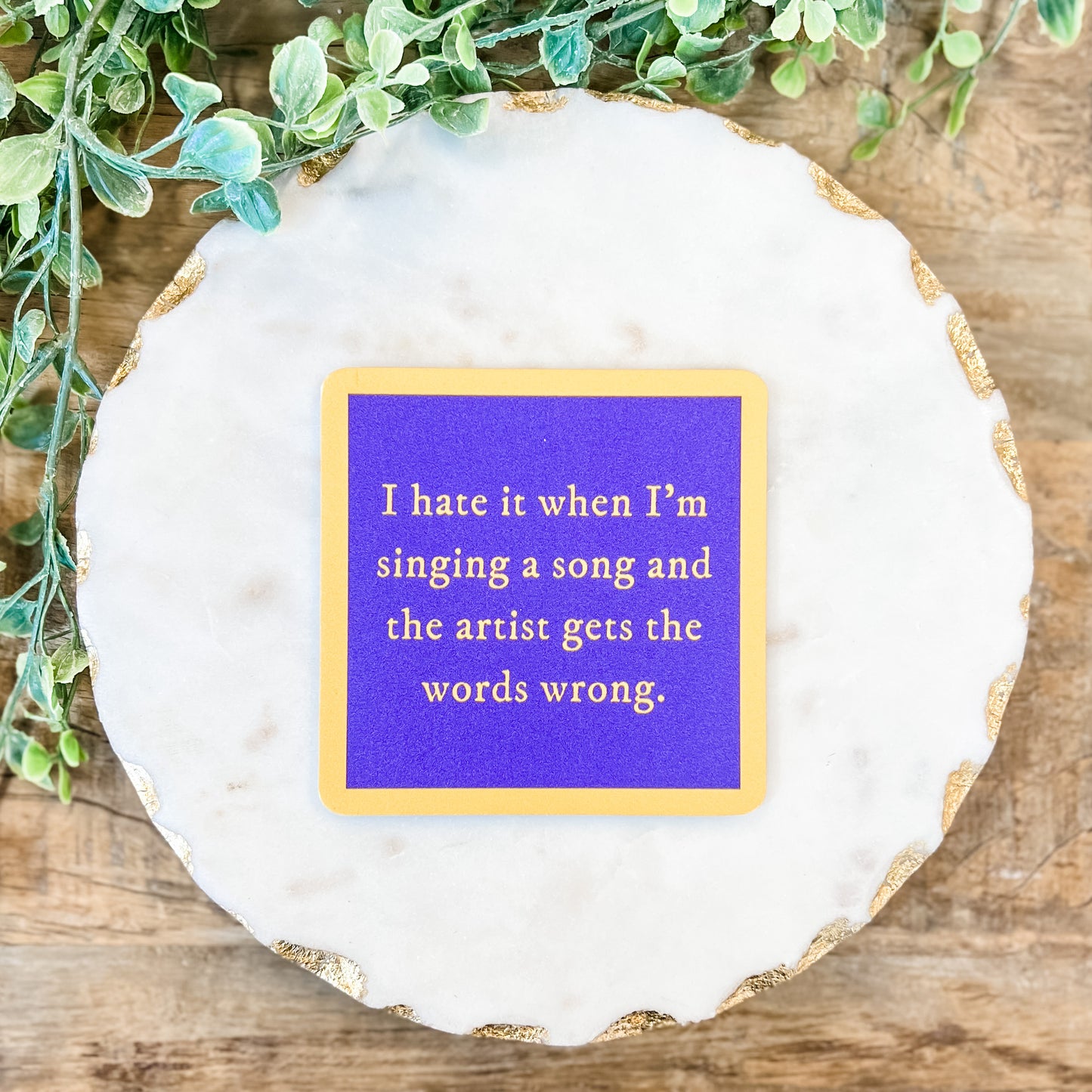 Words Wrong Coaster