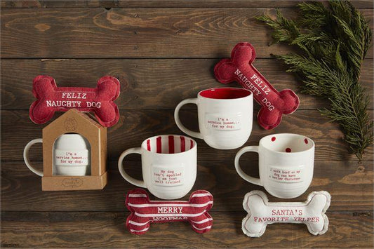 Christmas Dog Mug & Toy Set