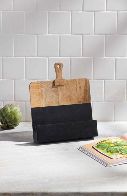 Black Two Tone Cookbook Holder