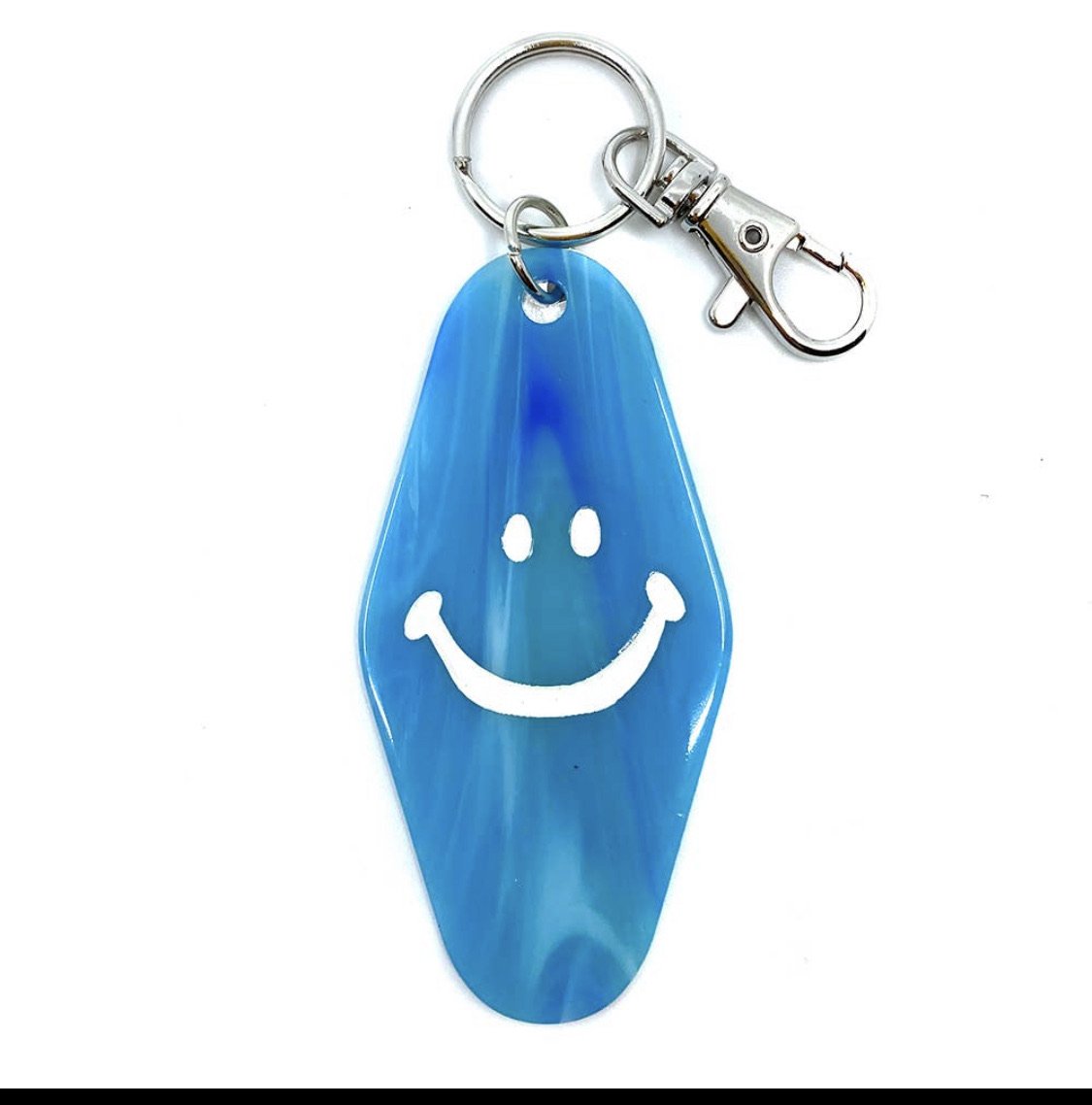 Smiley Face Key Tag