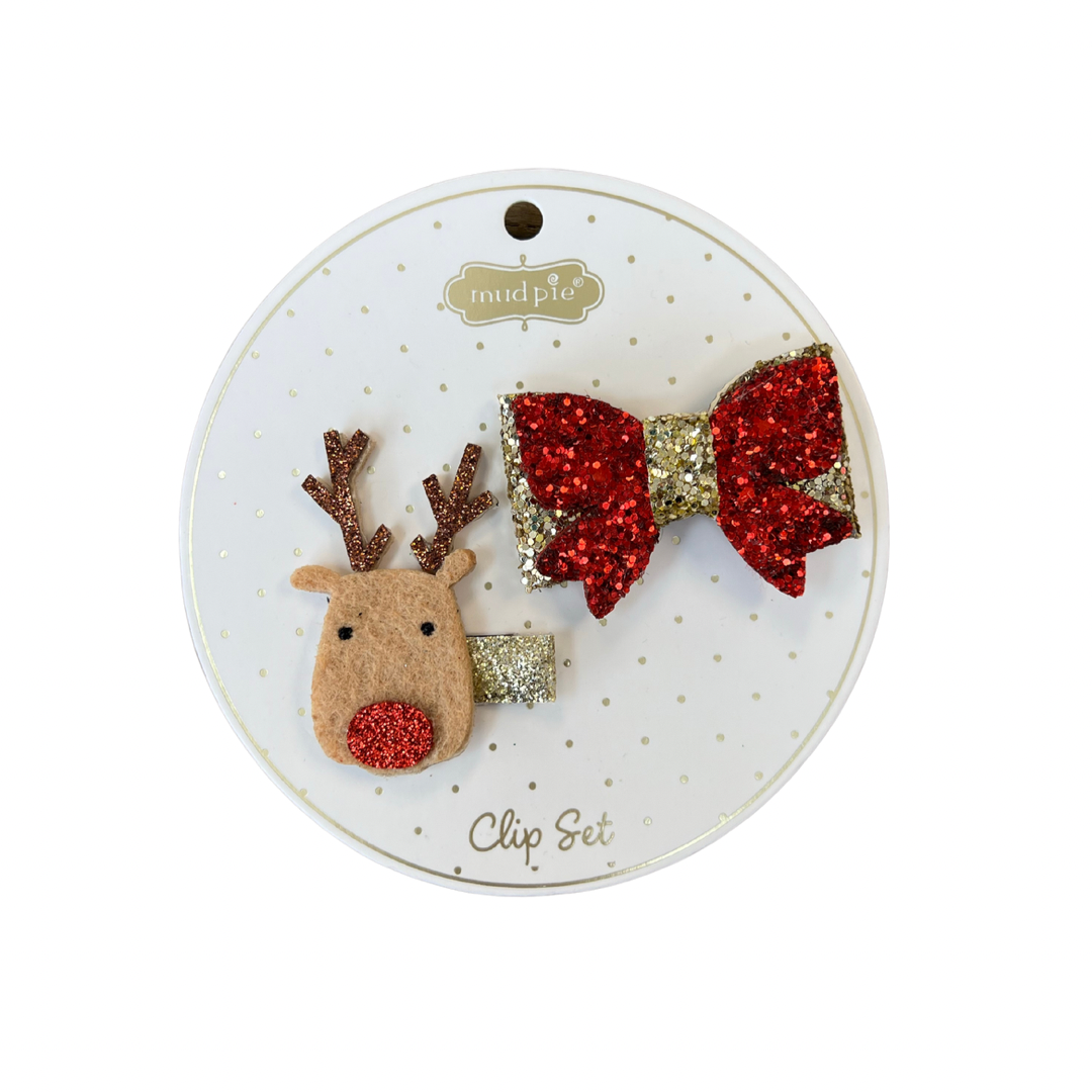 Christmas Hair Clip Set