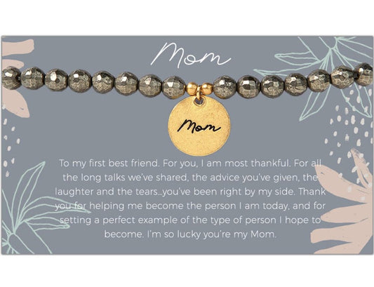 Token Stretch Bracelet - Mom