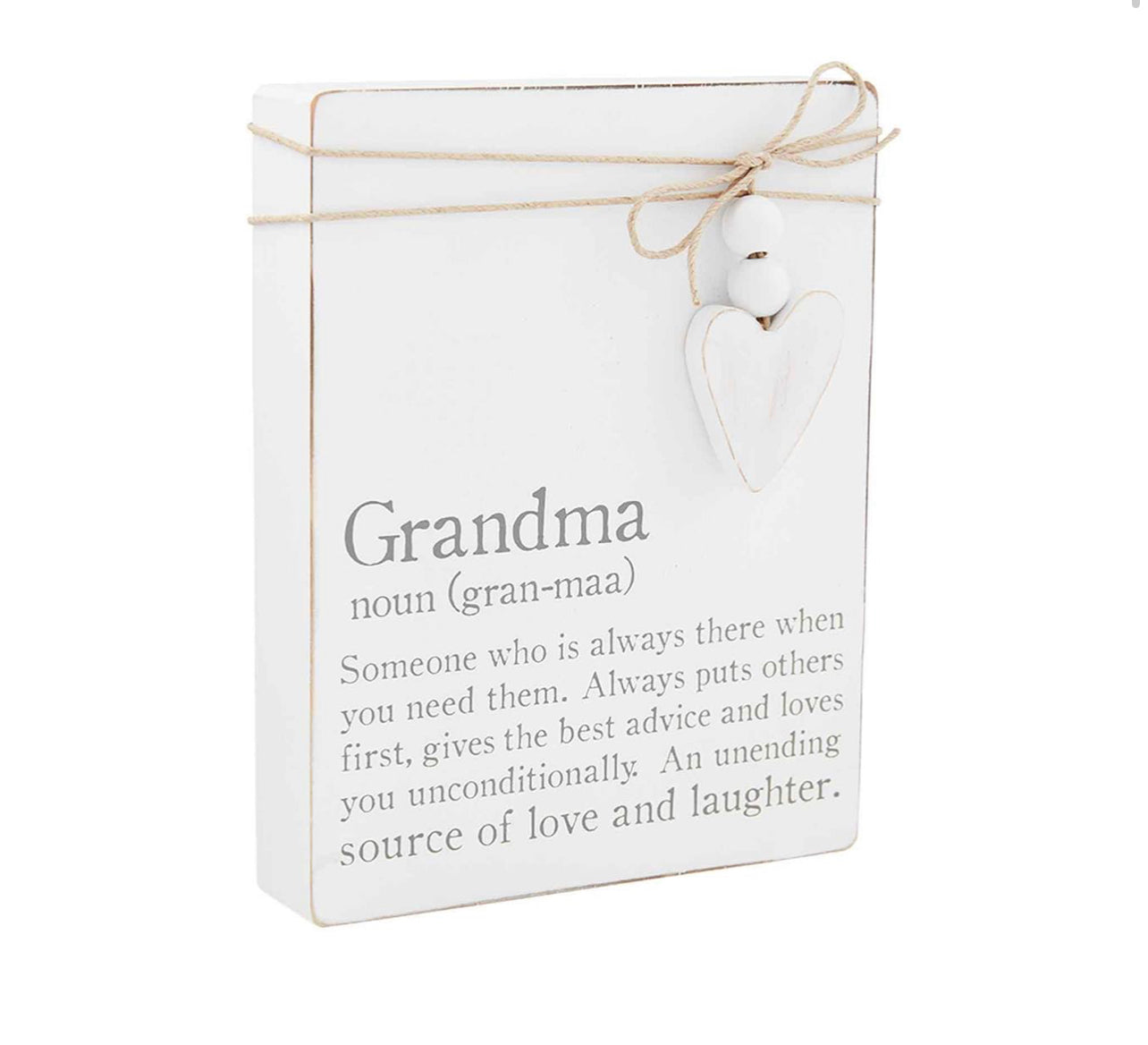 Grandma Definition Plaque