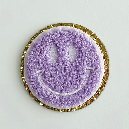 Smiley Embroidered Patch