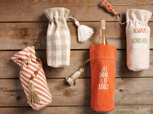 Thanksgiving Wine Bag