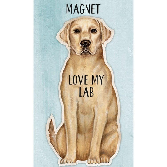 Magnet Love my Yellow Lab