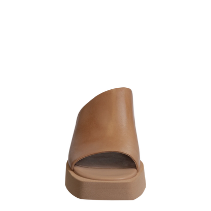 Infinity Wedge Sandal | Camel