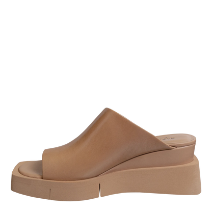 Infinity Wedge Sandal | Camel