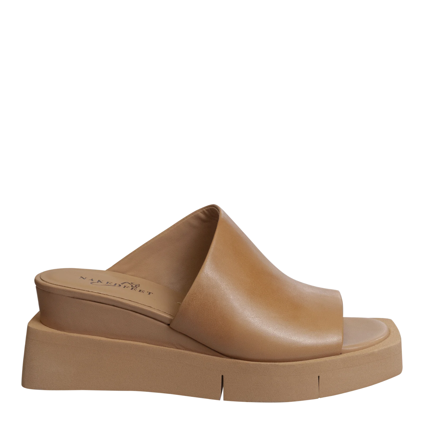 Infinity Wedge Sandal | Camel