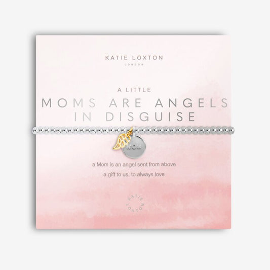 A Little Moms Are Angels In Disguise Bracelet